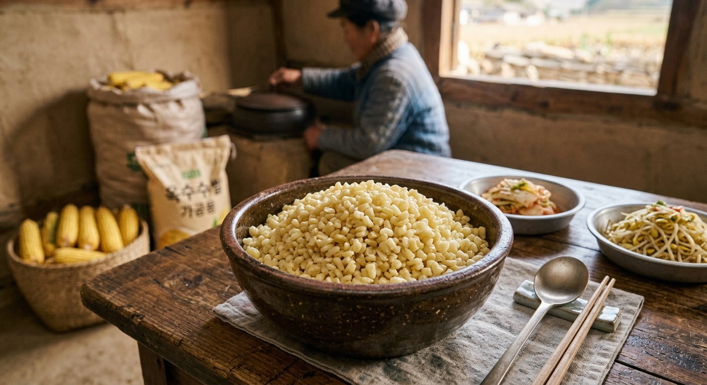 Corn rice