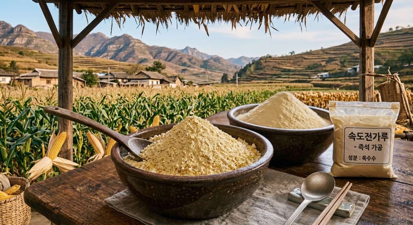 Instant corn powder